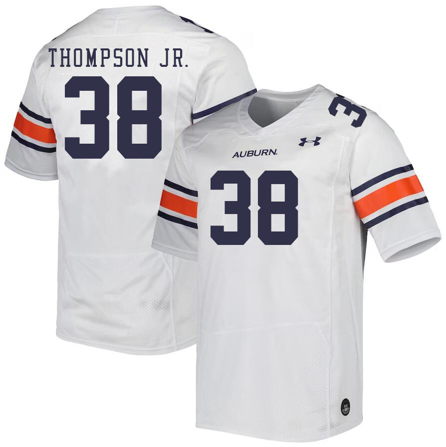 Men #38 Paul Thompson Jr. Auburn Tigers College Football Jerseys Stitched Sale-White